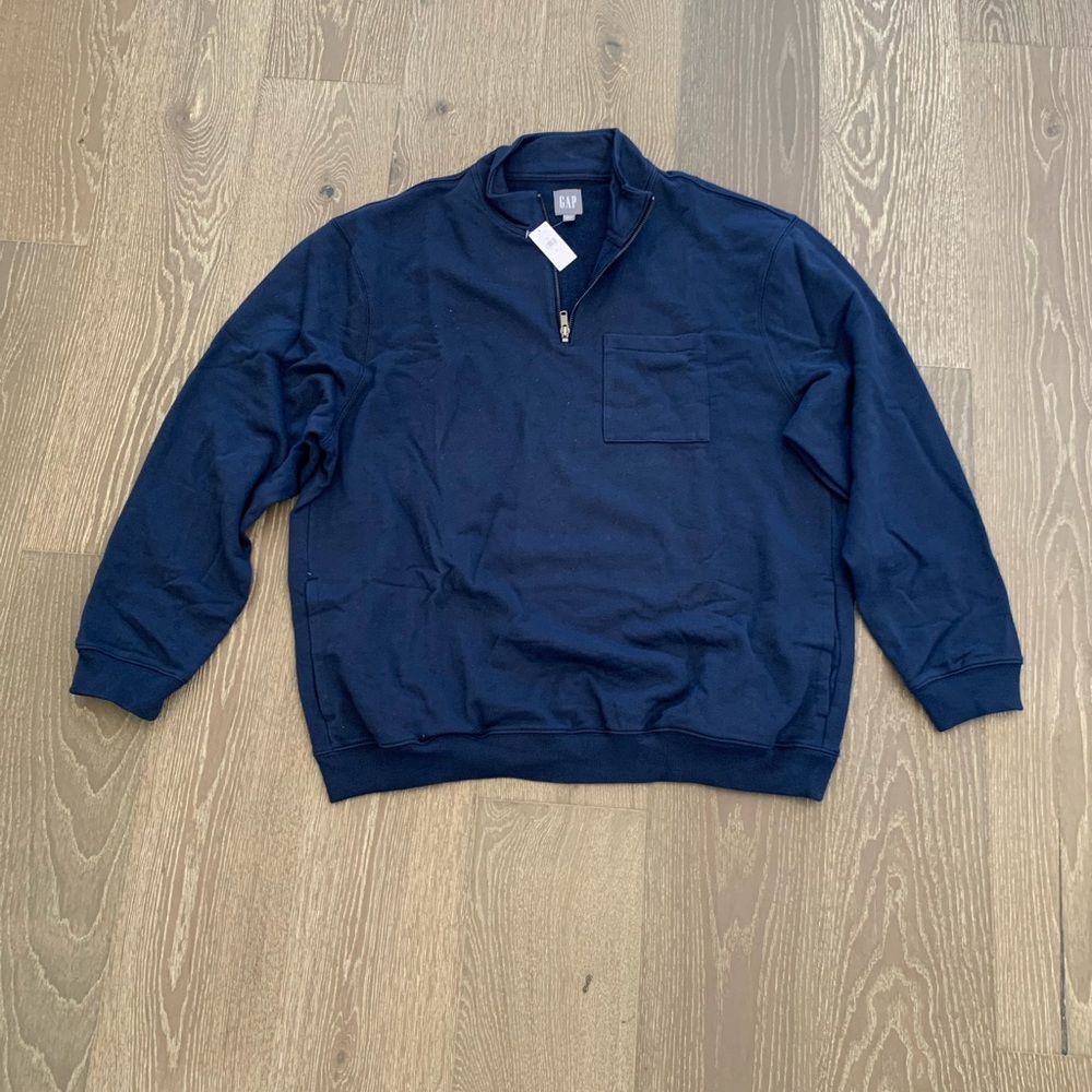 Gap half-zip sweatshirt in navy